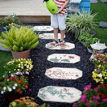 Etlegor Rectangle Garden Stepping Stones Set, New Chinese Style Stepping Stone Anti Slip Villa Paving Stones for Yard, Pathway, Landscaping (Color : 6PCS, Size : 45x27x2.5cm)