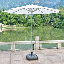CUTPOIY Umbrella Base,Parasol Base, Heavy Duty Water/Sand Filled Plastic Outdoor Patio Sun Umbrella Stands for 32-38 mm Umbrella Pole