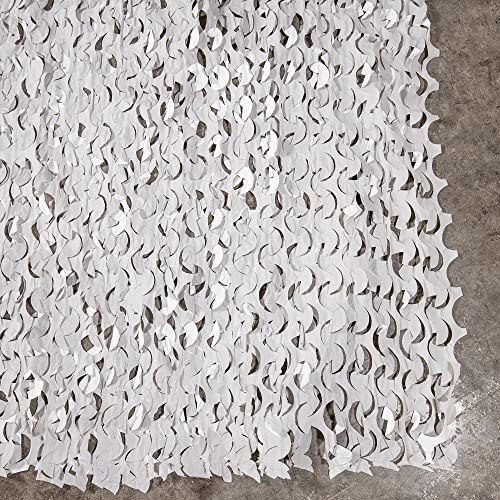 CamoSystems Premium Series Ultra-Lite Camouflage Netting Bulk Roll 7'10" x 85Yd Snow - White/Light Gray