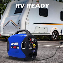 A-iPower Portable Inverter Generator, 2000W Ultra-Quiet Powered By Yamaha Engine RV Ready, EPA Compliant, Ultra Lightweight For Backup Home Use, Tailgating & Camping (SC2000i)
