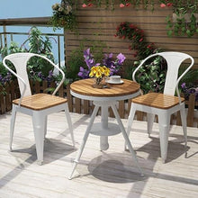 Balcony Table and Chair Set Modern Outdoor Balcony Small Table And Chair Set Leisure Table Garden Dinning Table Set Household Waterproof Outdoor Furniture Bistro Table Set ( Color : Black table-2 chai