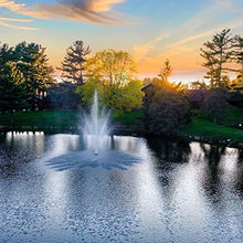 Scott Aerator Amherst 1HP 115V Large Pond Fountain with 100 Ft. Electric Cord