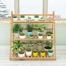 TBNLASS Foldable Plant Stand Multi-layer Storage Rack Flower Pot Organizer Multifunctional Floor type Shelf