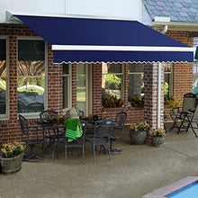 Awntech Retractable Awning Manual 16'W x 10'D x 10" H Navy