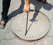 GJMDCMA Stainless Steel T-Shaped Drain Cover Lever Bar Meat Hook Manhole Cover Hook Heavy-Duty Drain Grate Lifter Durable Rust-Resistant Ideal for Outdoor Use