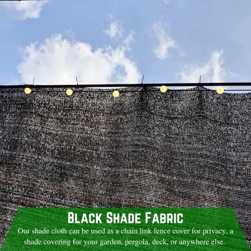 Farm Plastic Supply Black Shade Cloth 60% 26' x 125'
