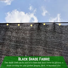 Farm Plastic Supply - Black Shade Cloth - 80% Light Block - 26' x 125' - UV Resistant - Mesh Fence Privacy Screen, Garden Shade