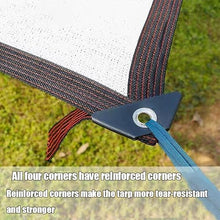 HQQMNY Awning Sun Net with Eyelets 90% Shading Rate Shade Net Garden Umbrella Privacy Screen for Garden Plants Greenhouse(White,13m x 16m)