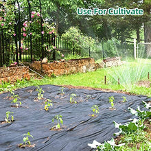 YYHJ Weed Barrier Landscape Fabric Heavy Duty, Soil Erosion Control Ground Cover Weeds Block Gardening Mat 90g/m²,for Outdoor Garden,with Garden Pegs and Buffer Washer (Battery *1 : 4X100m)