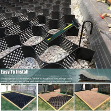 CHENWMZ Outdoor Patio Gravel Grid 2Inch Depth Foldable Paver Mesh for Filling Stones/Sand/Dirt/Mud Driveway Paving Grate (Size: 5x8m / 16.5x26ft)