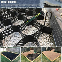 WRTYHGVGT Gravel Grille Mats Floor Honeycomb Gravel Ground Grid for Floor Stabilisation 5 cm High, Scalable Floor Grid for Garden Path, Walkway, Parking(5x8m/16x26ft)-1