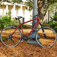 ROYCE UNION RMY 700c Mens 21-Speed Hybrid Comfort Bike Metallic Red