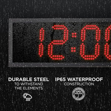 Ivation Large Outdoor Waterproof Digital Clock w/Big Display & Timer, 48"