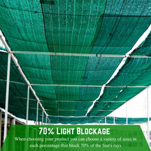 Farm Plastic Supply - Green Shade Cloth - 70% - (12' x 150') - Mesh Fabric for Fence Privacy Screen, Garden Shade, Mesh Fence Screening, Shade Cloth Rolls, Wind Screen