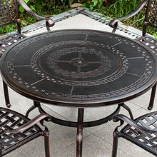 cfycfy987 Grilling Table Outdoor Barbecue Tables Courtyard Terrace Garden Electric Baking Carbon Furniture Cast Aluminum Outdoor(100cm)