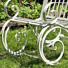 Zaer Ltd. Outdoor Metal Rocking Arm Chair (Arm Chair, Antique White)