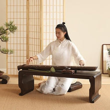 HASMI Living Room Table Chinese Antique Wooden Qin Table Furniture Tea Room Traditional Wooden Floor Table Outdoor Side Table (Size : Table)