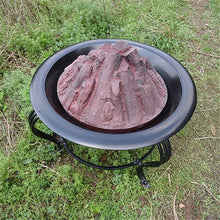 USZWBY 3D Fireplace BBQ Brazier Design Simulated Charcoal Iron Decoration Home Decorative Fireplace Simulated Charcoal Fireplace Ornaments Indoor Fireplace