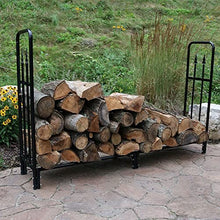 WXPWAMZ Firewood Rack Firewood Racks Extra Long 71.6In Firewood Storage - Outdoor Log Holder For Patio Deck Fireplace Fire Pit - Adjustable Wood Pile Storage Stacker - Easy Assembly
