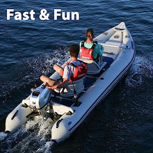 Sea Eagle 437ps PaddleSki Inflatable Catamaran Boat White/Blue