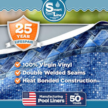 Smartline 30 ft Round Swimming Pool Liner | Stone Harbor