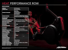 Life Fitness Heat Performance Rower with TFT Console Black