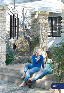 Music of the Spheres – Mongolian Alto, Medium Handcrafted Wind Chime, Precision Tuned, Weather-resistant Unique Outdoor Wind Chimes, 50"