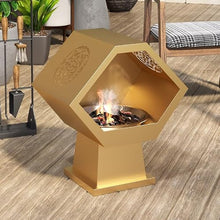 Fire Pit Modern Indoor Charcoal Brazier Household Fire Pits Heating Stove Outdoor Courtyard BBQ Grill Garden Smokeless