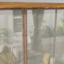 Outsunny 10' x 13' Louvered Pergola Hardtop Gazebo with Adjustable Aluminum Roof, Natural Wood