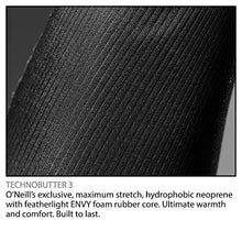 O'Neill Wetsuits Men's Heat 4/3mm Back Zip Full Wetsuit Black/Black
