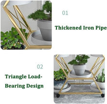 4 Tier Plant Stand Indoor Outdoor Flower Rack Metal Plant Shelf Modern Flower Pot Holder Simple Creative Display Racks Corner Multiple Planter Rack Multifunctional Storage Rack For Garden Patio
