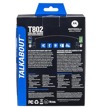 Motorola Solutions Talkabout T802 Portable FRS Two Way Radio Walkie Talkies 8 Pack Blue/Black