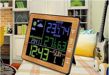 JDXQBLD Weather Station, Wireless Forecast Station, Indoor Outdoor Temperature Humidity Meter, Color Display, Touch Control
