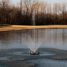 HALF OFF PONDS 1 HP Floating Fountain with Color Changing Lights - 200 Foot Cord, 12 Patterns