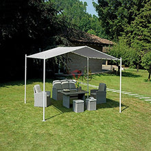 Patio Paradise 15' x 30' Waterproof Shade Cloth with Grommets, 260GSM Sun Shade Sail Rectangle Screen Fabric Patio Cover Pergola Shade Replacement Canopy for Outdoor Garden Backyard, Light Gray
