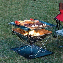 Barbecue Grill Portable BBQ Charcoal Grill Smoker Grill for Outdoor Cooking Camping Hiking Picnics