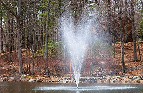 Fawn Lake Fountains 1/2, 3/4, 1 HP Floating Fountains Black