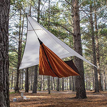 Renovation House Swing Single Double Hammock with Canopy Outdoor Swing Anti Rollover Sunshade Hammock Suitable for Camping Backpack Travel 118.1 * 124.4 Inches Swing Seat