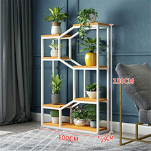 OJKJGYTF Indoor Plant Stand Metal Plant Stand,Multipurpose Flower Shelves Storage Organizer Display, for Indoor Outdoor Garden Balcony,B,80×25×130cm