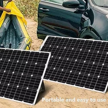 KZZAAO 400W Flexible Solar Panel 2Pcs 200 Watt Solar Panel Kit with Charge Controller Portable Panels Monocrystalline Photovoltaic Module