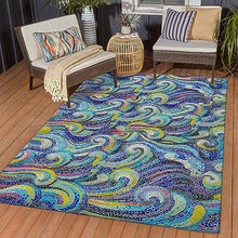 Addison Rugs Surfside ASR44 Ocean Indoor Outdoor Rug 10' x 14' Easy Clean Machine Washable