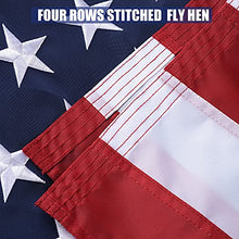 VICDRIA 12x18 American Flag Outdoor Heavy Duty Embroidered Stars