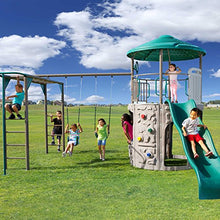 Lifetime Adventure Tower Deluxe Swing Set Green