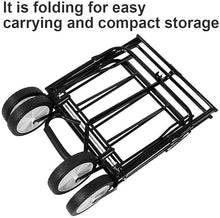 DUANZEYUQA Folding Garden Wagon Cart Outdoor Park Foldable lity Wagon Picnic Camping Cart for Outdoor/Festivals/Camping