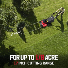 PowerSmart Electric Cordless Lawn Mower 17" 40V, 3-in-1 Brushless Push Lawn Mower, Lightweight, Foldable Handles