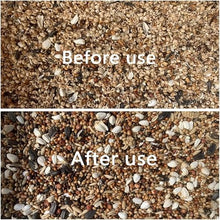 GJOPU Cleaning Winnower Machine, Stainless Steel Bird Feed Blown Shell Splitter with Adjustable Speed Fan, Adjustable Discharge Opening, for Millet, Miscellaneous Grains