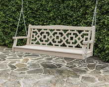 Martha Stewart by POLYWOOD® Chinoiserie 60” Swing in White