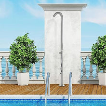 MKLFBY Outside Shower Free-Standing Outdoor Shower, Portable Outside Shower Station Fixture with Shower Head, Great for Camping, Pool Area, Beach House (Small Nozzle)