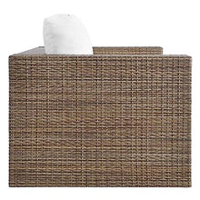 Modway Convene Love Seat Cappuccino White