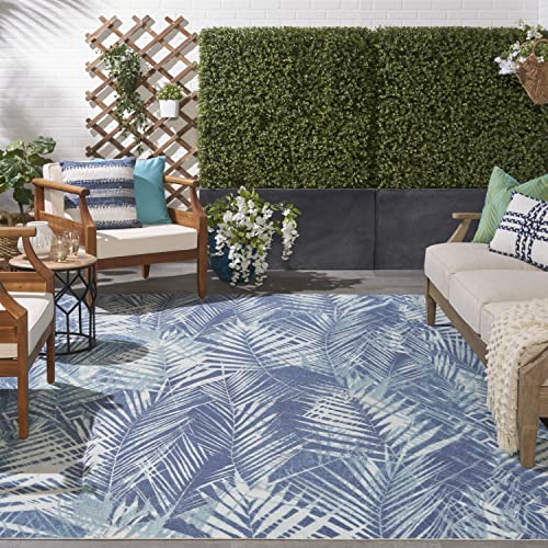 Waverly Sun N' Shade Indoor/Outdoor Area Rug Navy 10' x 13'
